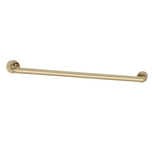 Kingston Brass DR514302 30-Inch x 1-1/4-Inch O.D Grab Bar, Polished Brass DR514302